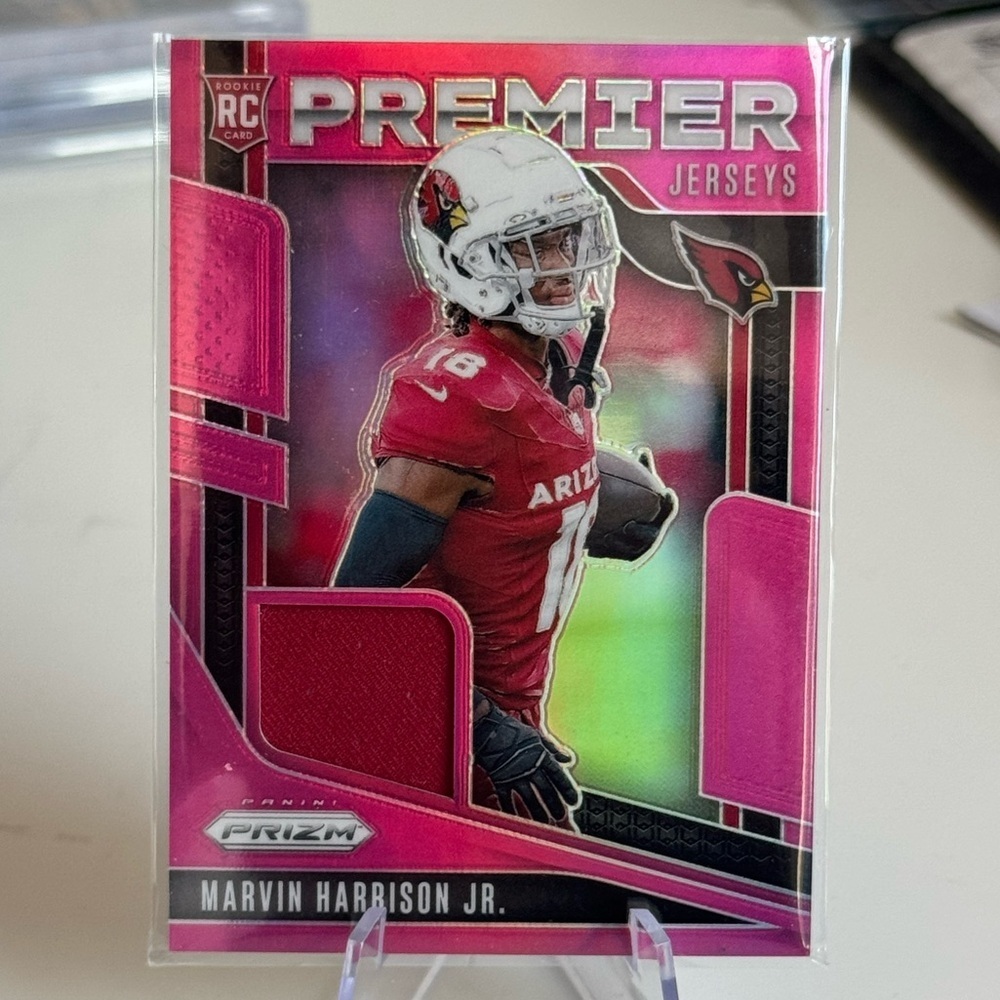 2024 Marvin Harrison Jr. Panini Prizm Pink Prizm Rookie Patch